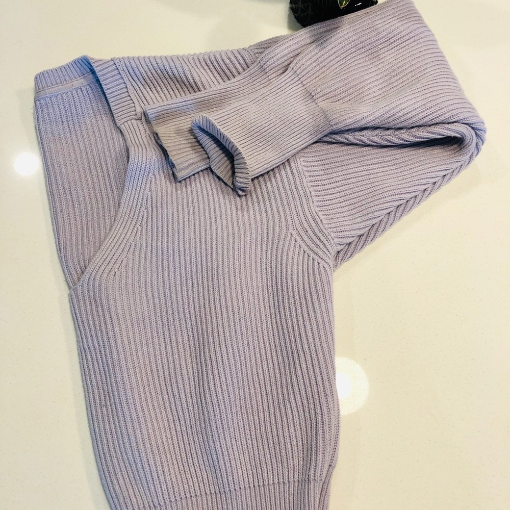 Free people light purple sweater